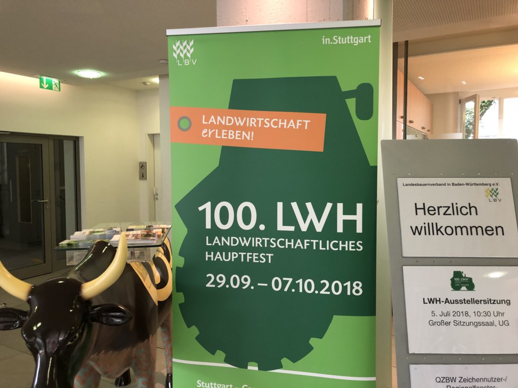 BWBauern's tweet photo. Heute findet die Ausstellersitzung der Halle 1 zum #LWH2018 #100LWH statt. https://t.co/0JQjL0hH38