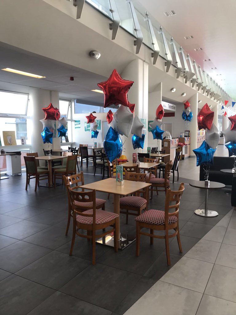 DPartybox's tweet photo. ❤️💙❤️💙
360 balloons, 
120 clusters, 
4 venues, 
All hand made and delivered by 8am!
We have worked hard through the night but we are so thrilled to have been a part of this!! 
70 YEARS of our wonderful NHS is so worth celebrating, we are so lucky! #NHS70 #thankyouNHS
❤️💙 https://t.co/4kQSBTFeud
