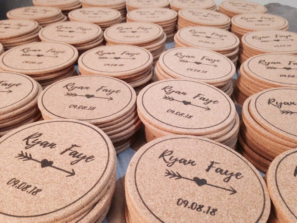 corklabph's tweet photo. CorkLabPh
Cork Coaster Customized name for any occasions like; wedding, debut, birthdays, baptism and reunions. https://t.co/071M4PmT6c