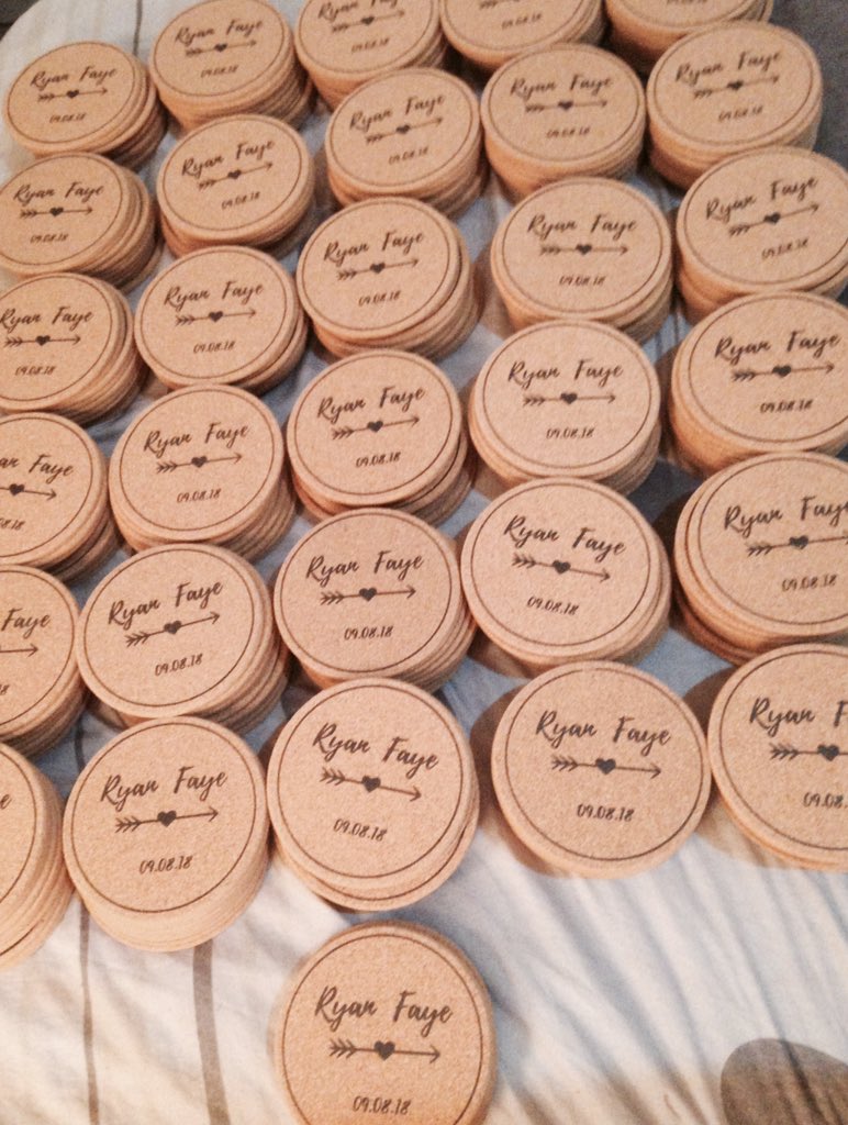 corklabph's tweet photo. CorkLabPh
Cork Coaster Customized name for any occasions like; wedding, debut, birthdays, baptism and reunions. https://t.co/071M4PmT6c