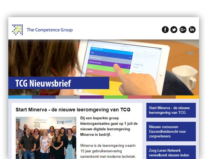 Digitaal opleiden in organisaties? Lees de nieuwsbrief voor inspiratie, praktijkvoorbeelden en klantevenementen! Ga naar thecompetencegroup.nl/media/