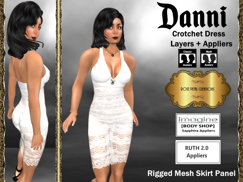 RosaDagostinoIW's tweet photo. NEW Danni Crochet Dress #InWorldz https://t.co/8pyK24OpwM https://t.co/ox4UT0OlUS