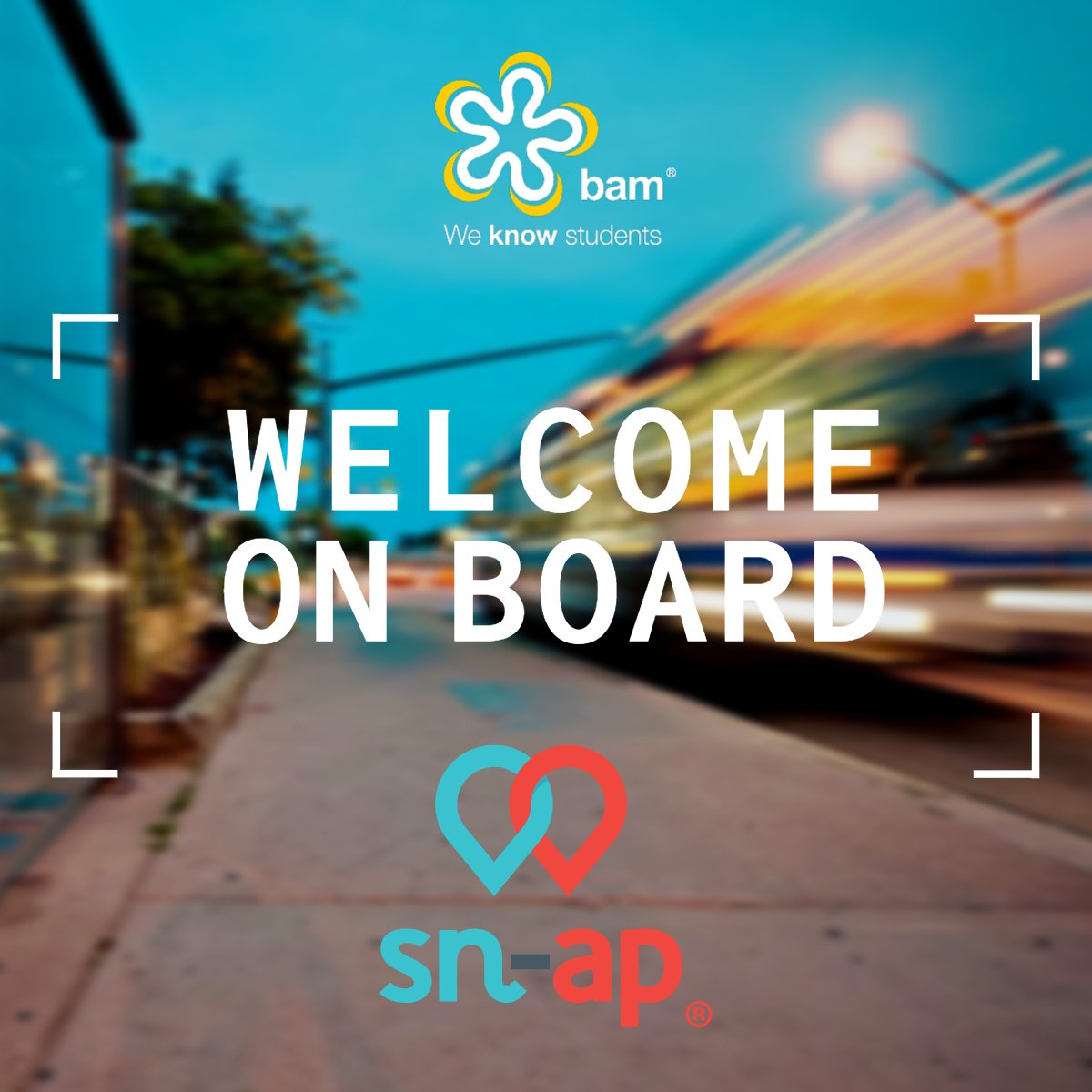 bamuk's tweet photo. Managing @SnapTravelTech's #Fresher's campaign end to end, BAM are happy to welcome yet another great new client on board! #Student #Travel https://t.co/Vqj3jdE8rU
