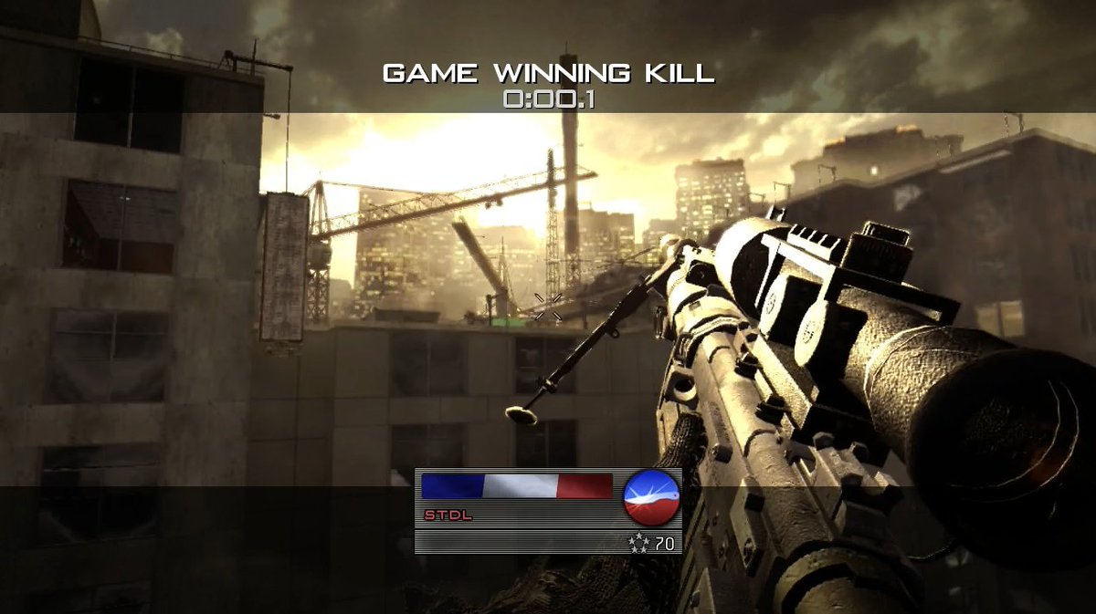 UrbanSTDL's tweet image. First shot back on MW2 :D