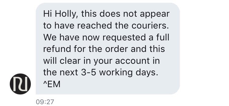 holsydolls's tweet photo. @riverislandhelp so furious with river island 😡 have ordered a couple dresses to try for an upcoming wedding, should have arrived on express delivery two days ago and have just received this! 😡 nice one guys 👍🏼replacement dresses would have been more useful at this stage!! 😤 https://t.co/vwM1xTH7rW
