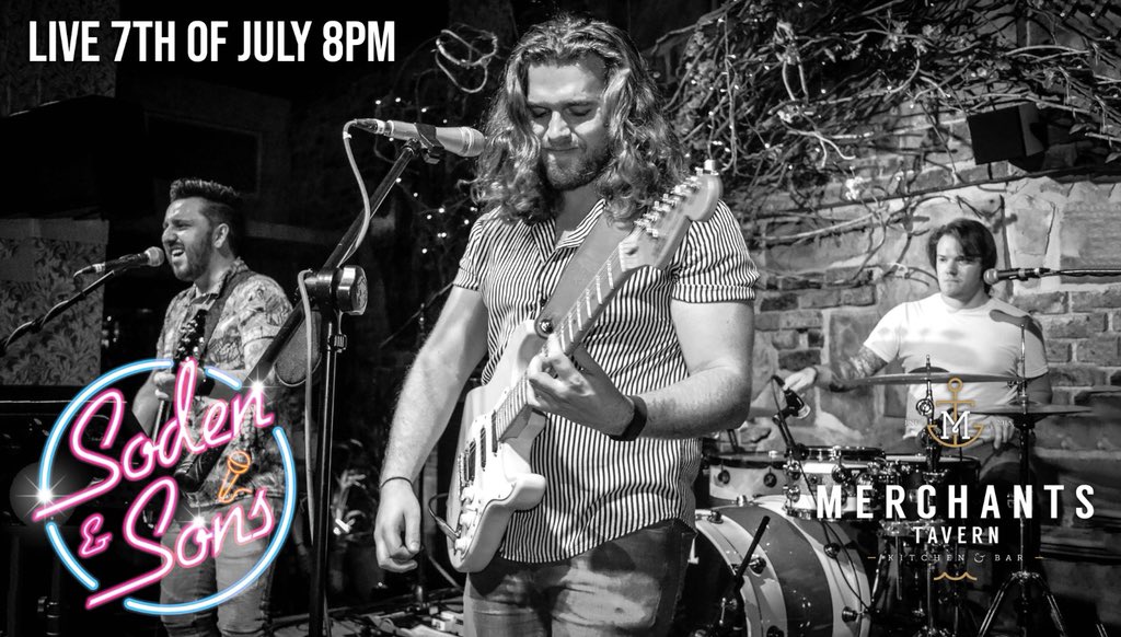 MerchantsTav's tweet photo. This Saturday we are showing the England game on our large screen then our live band kicks off at 8pm @SodenandSons what a weekend 😊🤩🎶⚽️ https://t.co/Zg5eUlchDj