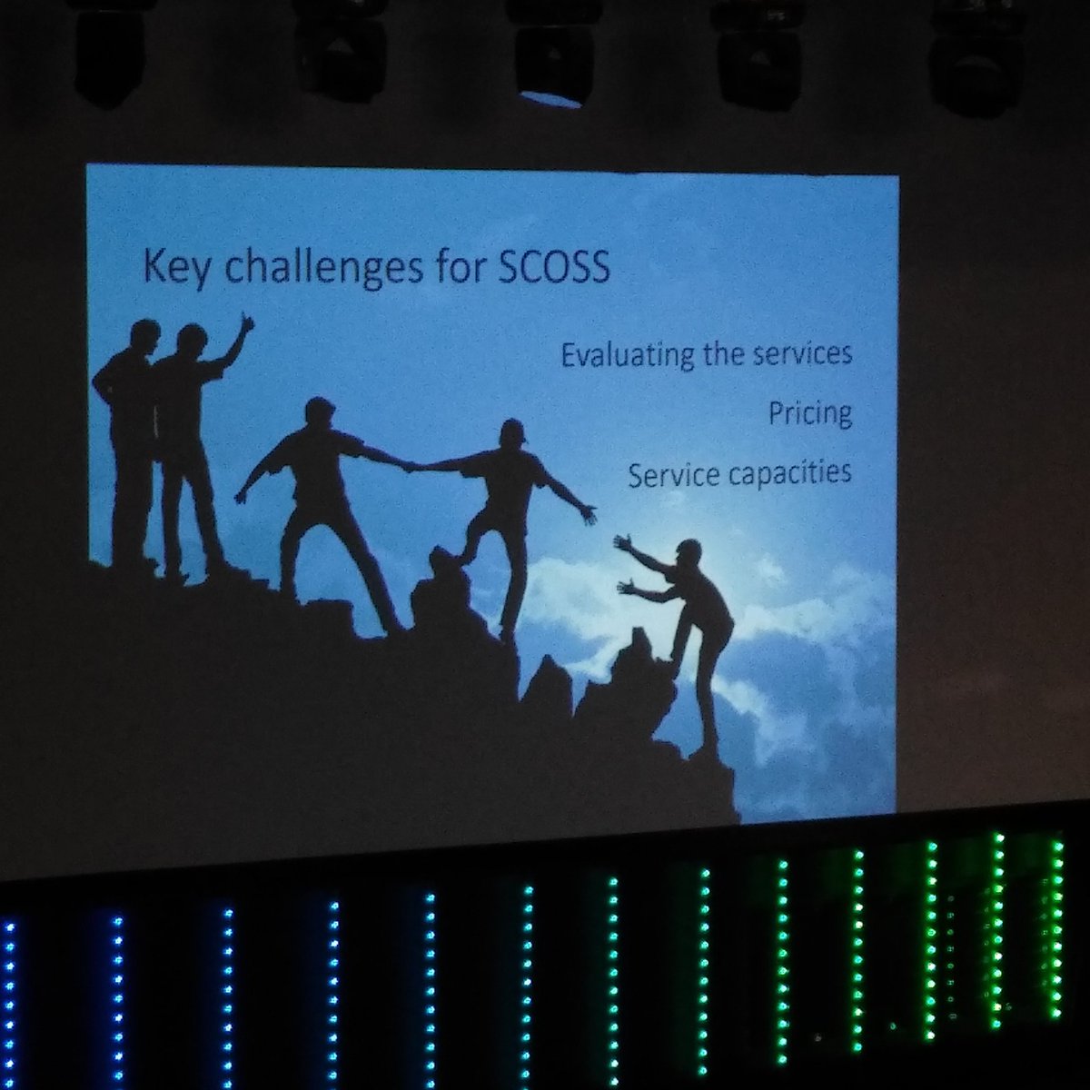 v_i_o_l_a's tweet image. one of the key results of #SCOSS: &quot;changing the mindset of funding #openscience infrastructure&quot;. some of the key challenges: evaluating the services, the pricing, global membership, funding models. #liber2018