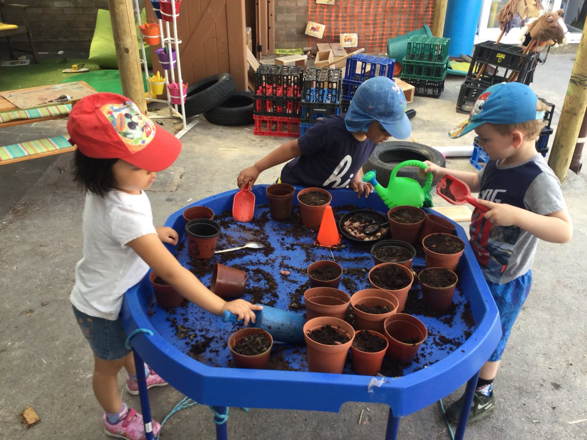 OLadybirds's tweet photo. Busy planting beanstalks today ... I wonder if we will find any giants! https://t.co/2gEeFyEoza