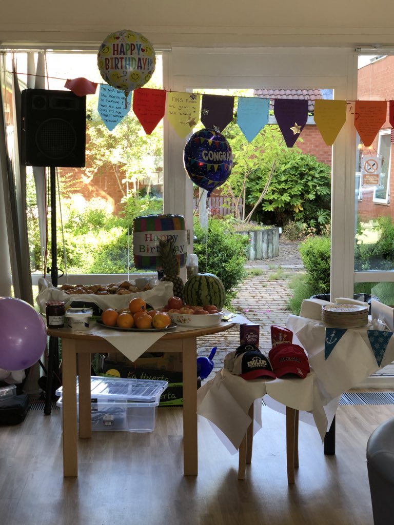 marrisacarroll's tweet photo. Happy 70th birthday NHS! Rehabilitation &amp; Recovery &amp; partners celebrating @ Askets @LeedsandYorkPFT https://t.co/PzemfgwMt9