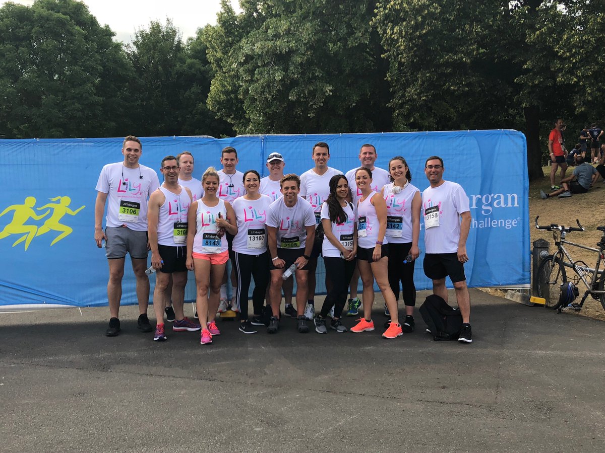 Huge congrats to Team HSG who completed the #JPMorganCorporateChallenge yesterday. They battled the heat and ran 5.6km to raise funds and awareness for @4Lilyfoundation. A massive thank you to everyone who has donated! #JPMCC #TheLilyFoundation #MitochondrialDisease