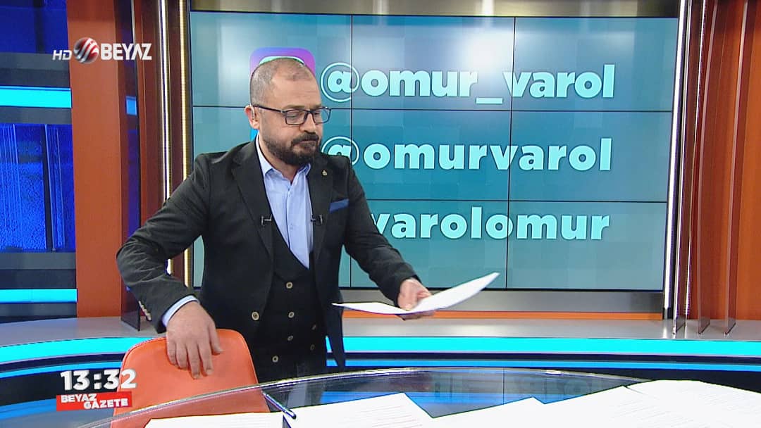 omurvarol's tweet photo. #BeyazGazete sıcak gelişmeler ve çarpıcı haberler ile saat 13.30'da,  canlı yayında Beyaz TV'de... 👋 https://t.co/RhipEZuKnK