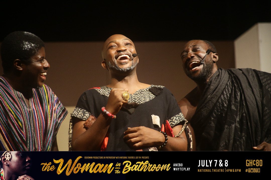 rovermangh's tweet photo. First weekend in pictures. #TWITB goes on a higher level this weekend! Dont miss it! Get your tickets now! Call 0505546010 for tickets.
#twitbwork #justdoit
#rovermanproductionsplay #playbyebowhyte #fortheculture #dance #Ghanatheater #theater #fun #laughter #arts https://t.co/cswwBf3Eub