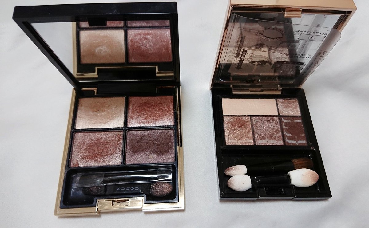 お気に入りパレットSUQQU優芍薬の左上ハイライトカラーがついに底見え