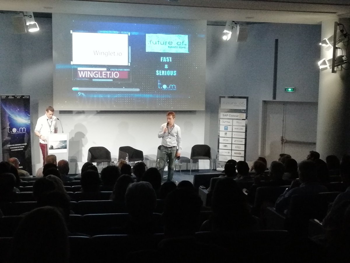 Travolution_fr's tweet photo. Les 3 startups ont pitché au fast &amp; serious au #FBT18 https://t.co/JC3xkMIjih