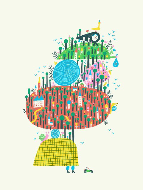 DesignSlam's tweet image. Illustration by Pablo Luebert
designslam.me/showcase/pablo… 
#illustration #designslam