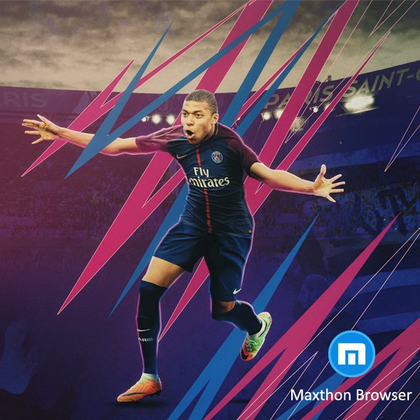 Maxthon's tweet image. When you use Maxthon Browser, you browse at Kylian Mbappé&apos;s speed🤪🤪🤪
#Fastbrowser #FIFAWorldCup