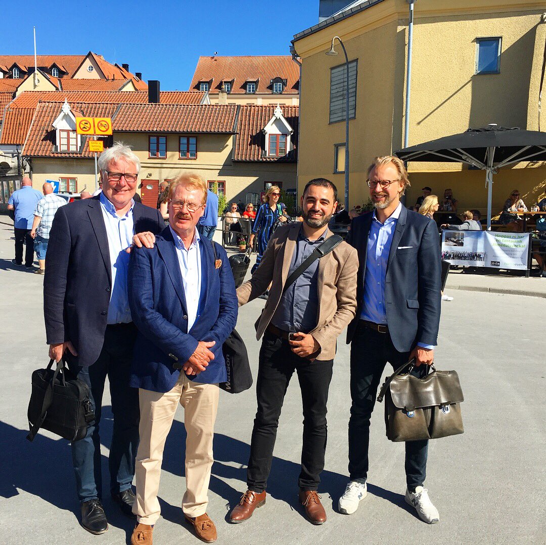 OpenRatio's tweet photo. Great day in #almedalen2018 for OpenRatio with @softronic . Looking forward to driving real #digitaltransformation initiatives from ideas to implementation! #sthlmtech https://t.co/RrVA33Qpje