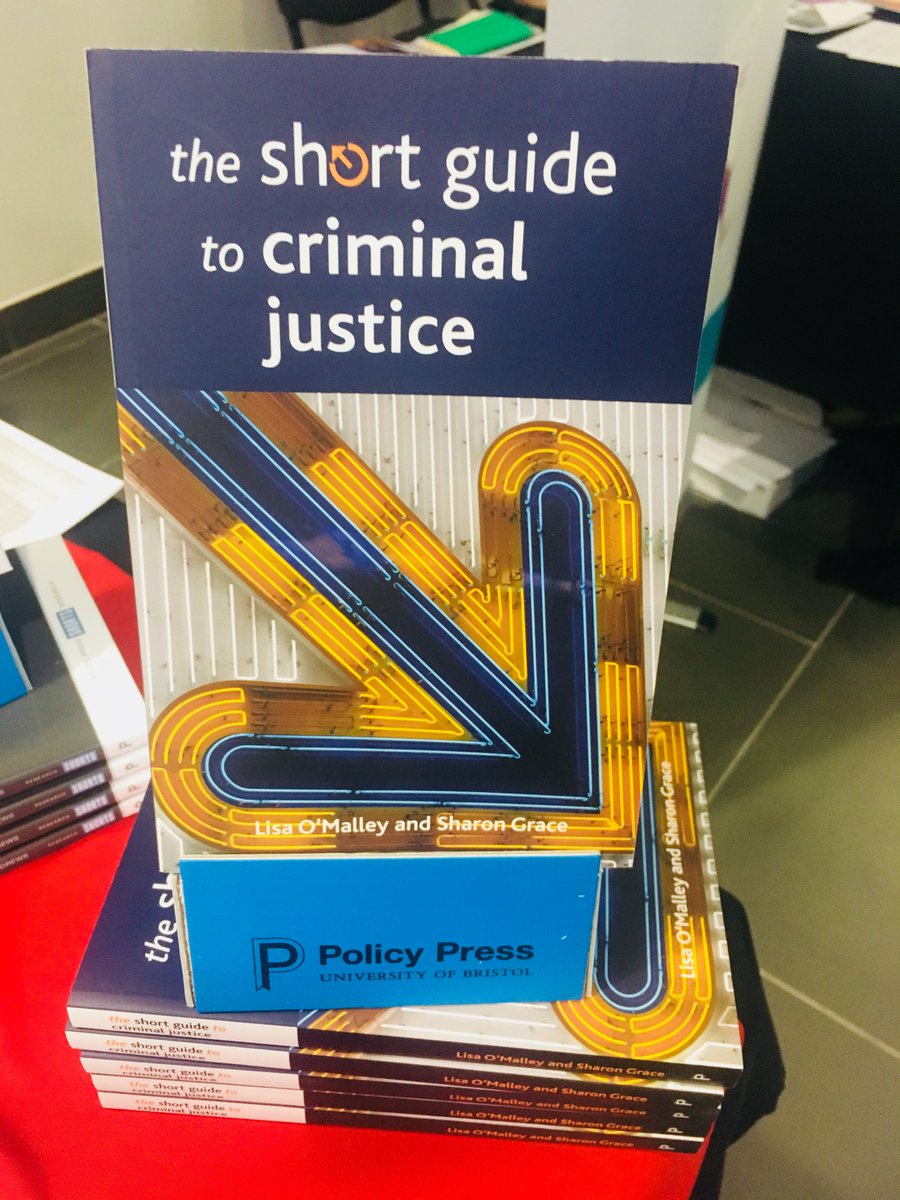 You can order an inspection copy of our fantastic Short Guide to Criminal Justice at the <a href="/BrisUniPress/">Bristol Uni Press</a> &amp; <a href="/policypress/">Policy Press</a> stand @BSCBCU_18 today! #bscbcu_18