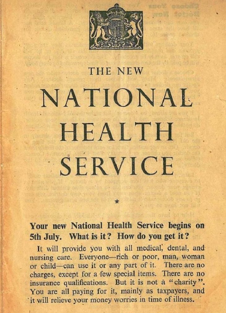 One of the things Britain’s actually allowed to call itself great for. 70 years ago today. Imagine seeing a government announcement anywhere that’s as straightforward and compassionate as this which appeared in the paper?