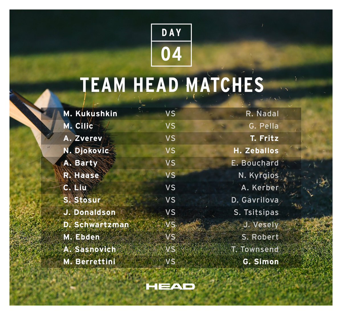 Who’s excited for this promising team HEAD lineup today? Let’s fight for a spot in round 3! 💪 #Wimbledon