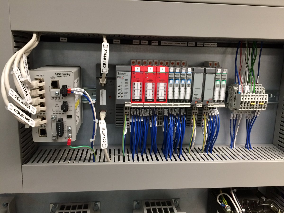 optimacs's tweet photo. First batch of UL-Rated control panels completed and ready for storage prior to shipping to the United States. Part of a fully integrated @ROKAutomation control system featuring #controllogix with #GuardLogix and #PowerFlexDrives. https://t.co/la6psbqtm0