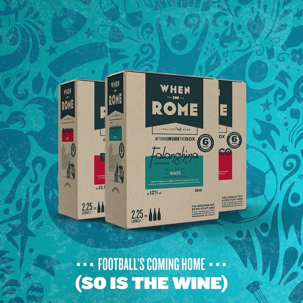 RT for a chance to #win a box of your favourite wine, just in time for the #WorldCup this weekend. 

P.S. Nice of Italy to bow out early and give England a chance... 😉🍷⚽️ T&amp;Cs apply.