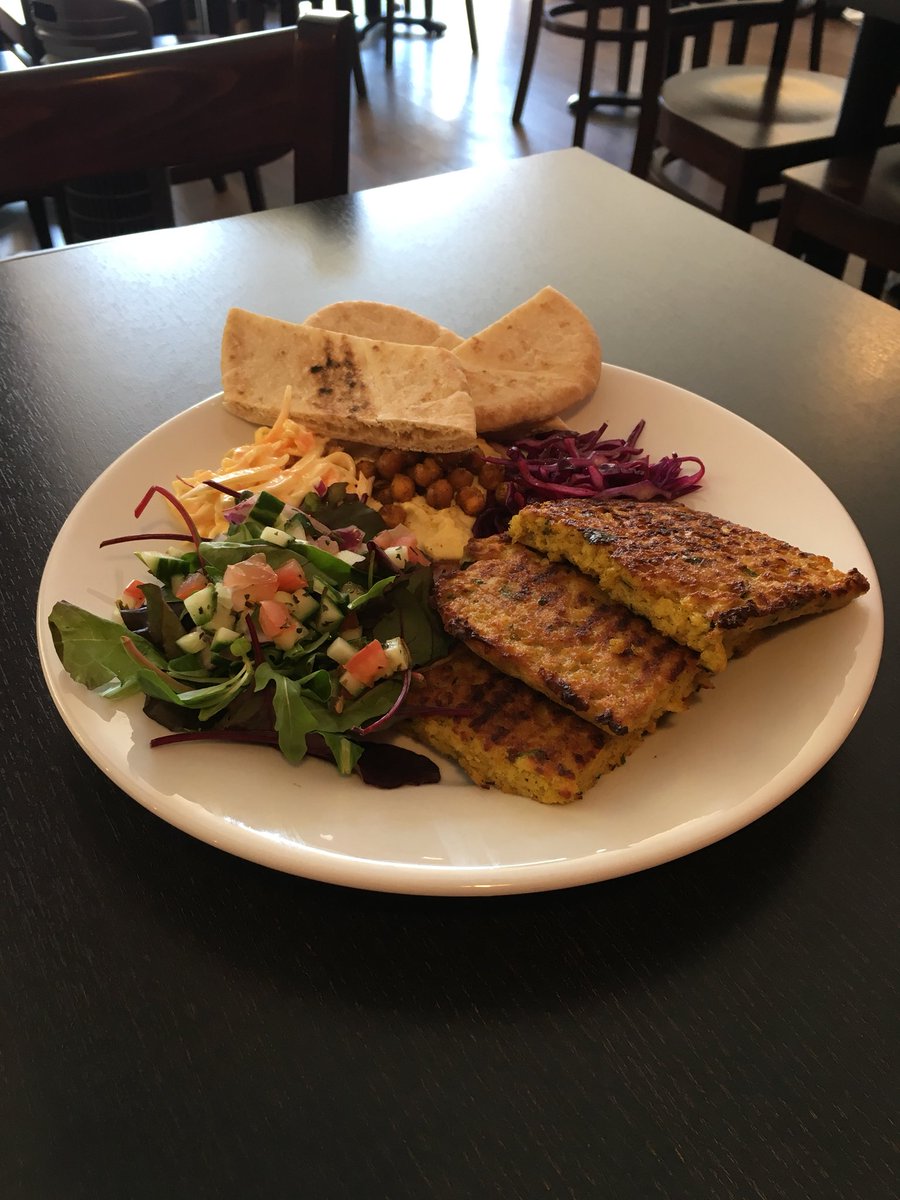 Delicious new summer Latke platter on the menu today.  If you like our other platters we’re sure you’ll love this one too!  Why not pop in and give it a try?