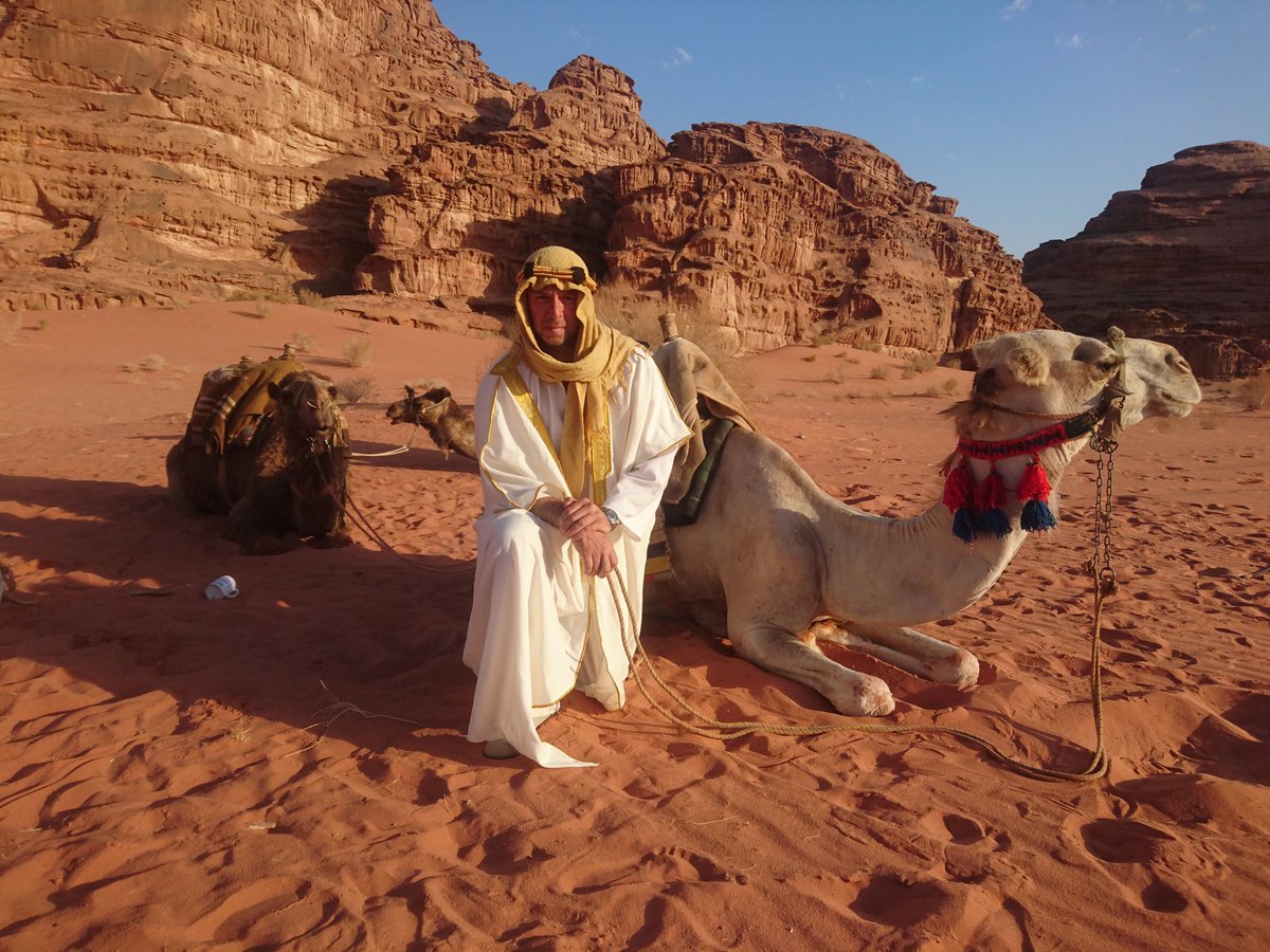 woodymsi's tweet image. #suahour @SUAHour myself one year ago with Georgina my trusty camel in #wadiRumm #Jordan @ExploreJordan     🇯🇴 #adventure #explore #PushTheBoundaries #discover #travel