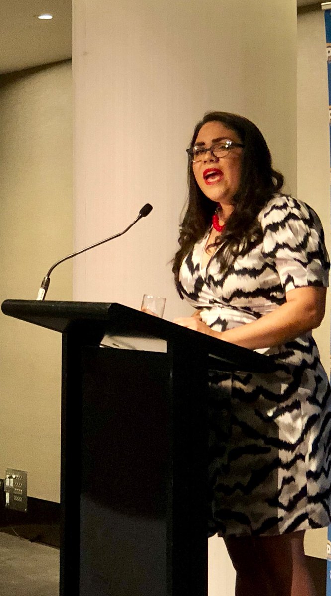 senbmckenzie's tweet photo. Jacinta Price challenges us all on true meaning of #reconciliation @LNPQLD state conference. What a fabulous strong @CountryLibs candidate  for Lingiari and when she’s successful can’t wait to welcome her to our partyroom #Auspol #BecauseOfHerWeCan https://t.co/5f62jsNyMj