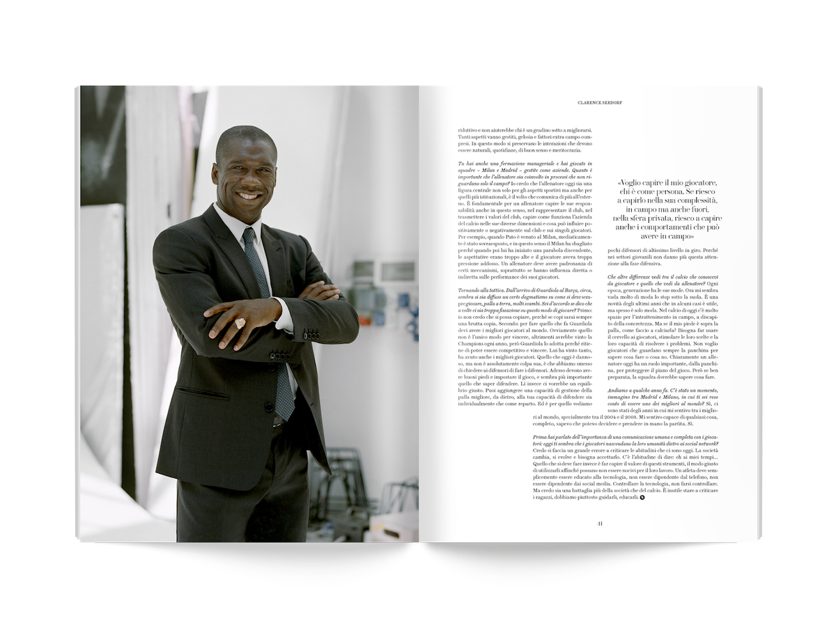 Seedorf
Zidane
Pirlo
Maldini
Ronaldo
Carlos
Iniesta
Valerón

E molto altro. Uno sguardo in anteprima al nuovo numero di Undici, in edicola da oggi! rivistaundici.com/2018/07/05/il-…