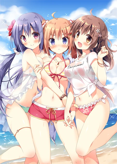 ここあちゃん多め!
Tシャツからビキニが透けてるの好きです?✨
#ビキニの日 