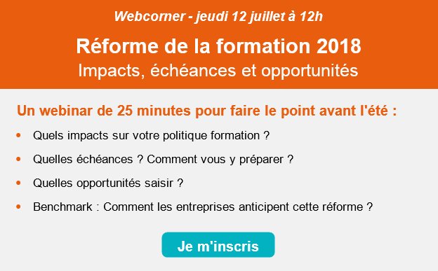 livesession_'s tweet photo. 💡Êtes-vous prêt pour la #réforme de la formation professionnelle ? Vous vous posez encore des questions ? Profitez du #webinar organisé par @Cegos le 12 juillet ��� https://t.co/lb4MwzTq9t
#cegos #formation #formationprofessionnelle #formationdigitale #elearning https://t.co/QHkJERWWYl