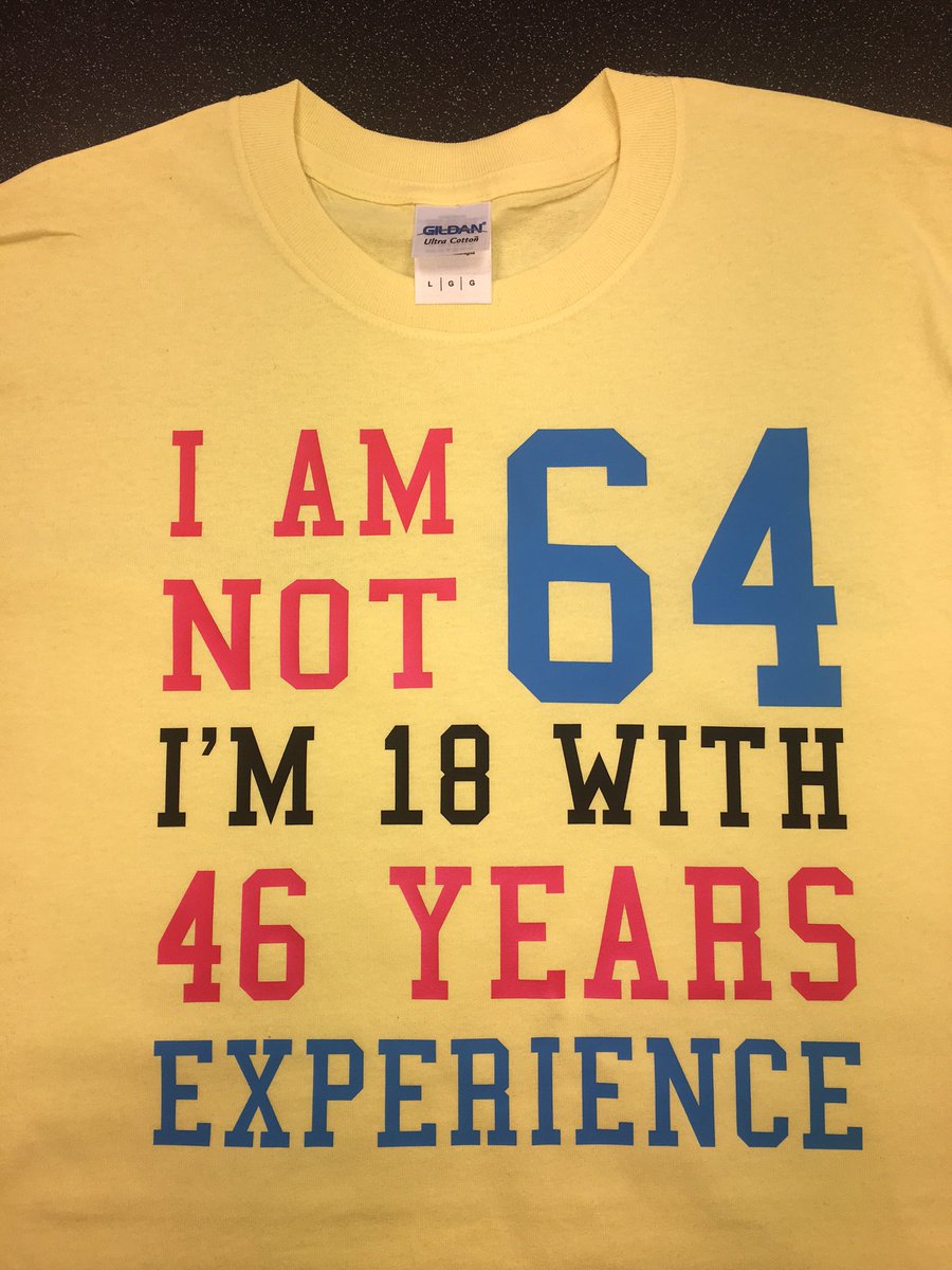 team_printing's tweet photo. Im not 64?😜 #youngatheart #sdlservices https://t.co/iGTKIphg0W