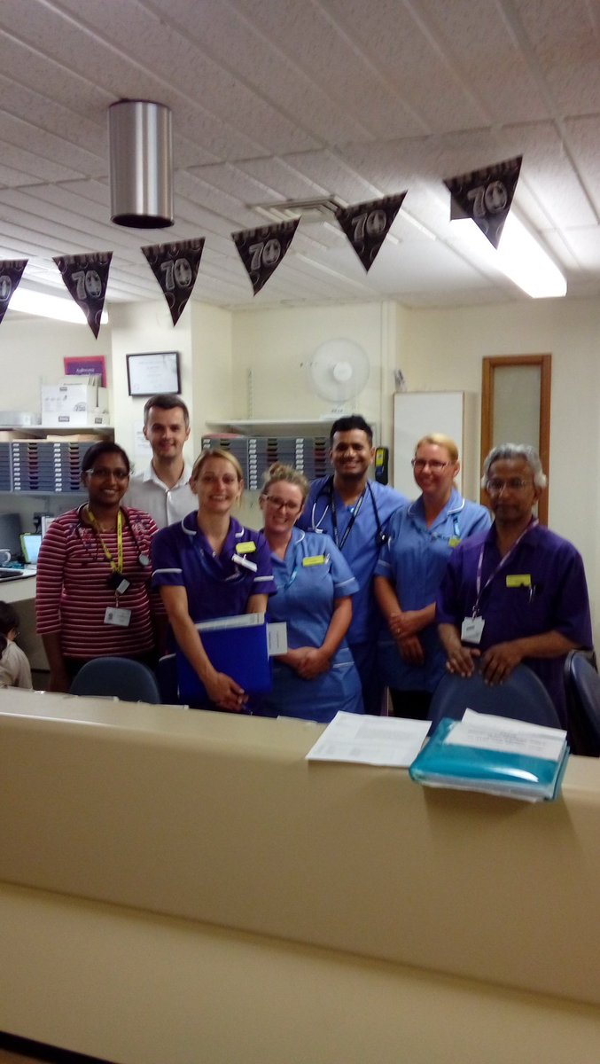 KnowlesXanthe's tweet photo. Happy birthday NHS #NHS70 @ESHT_Medicine https://t.co/zvob46URhb