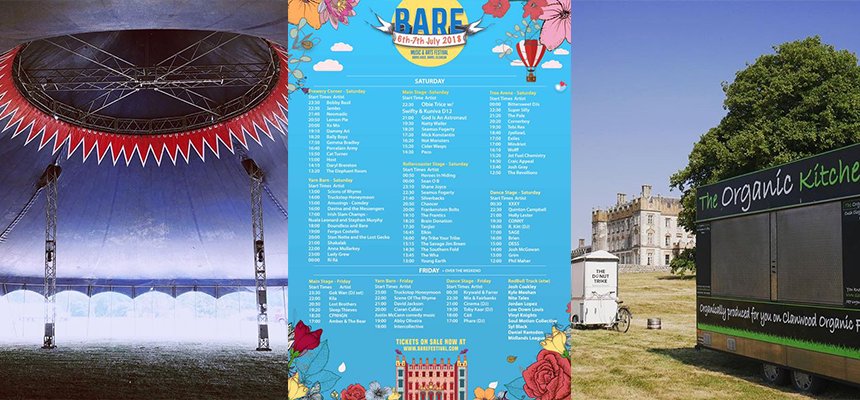 Carlow’s BARE Music &amp; Arts Festival reveals full stage time breakdown:
beat102103.com/music/carlows-… <a href="/BAREfestival/">BARE In The Woods</a>