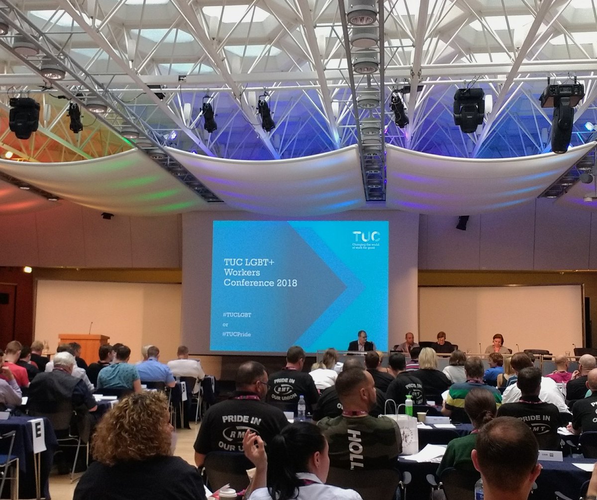 Here at the <a href="/The_TUC/">Trades Union Congress</a> LGBT+ Conference with the <a href="/NEUnion/">National Education Union</a> delegation #TUCLGBT #TUCPride