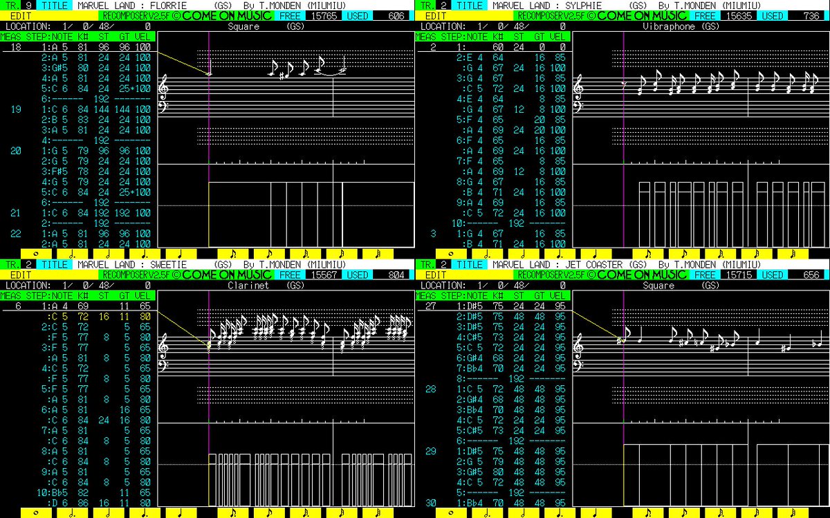 マーベルランドMIDI制作