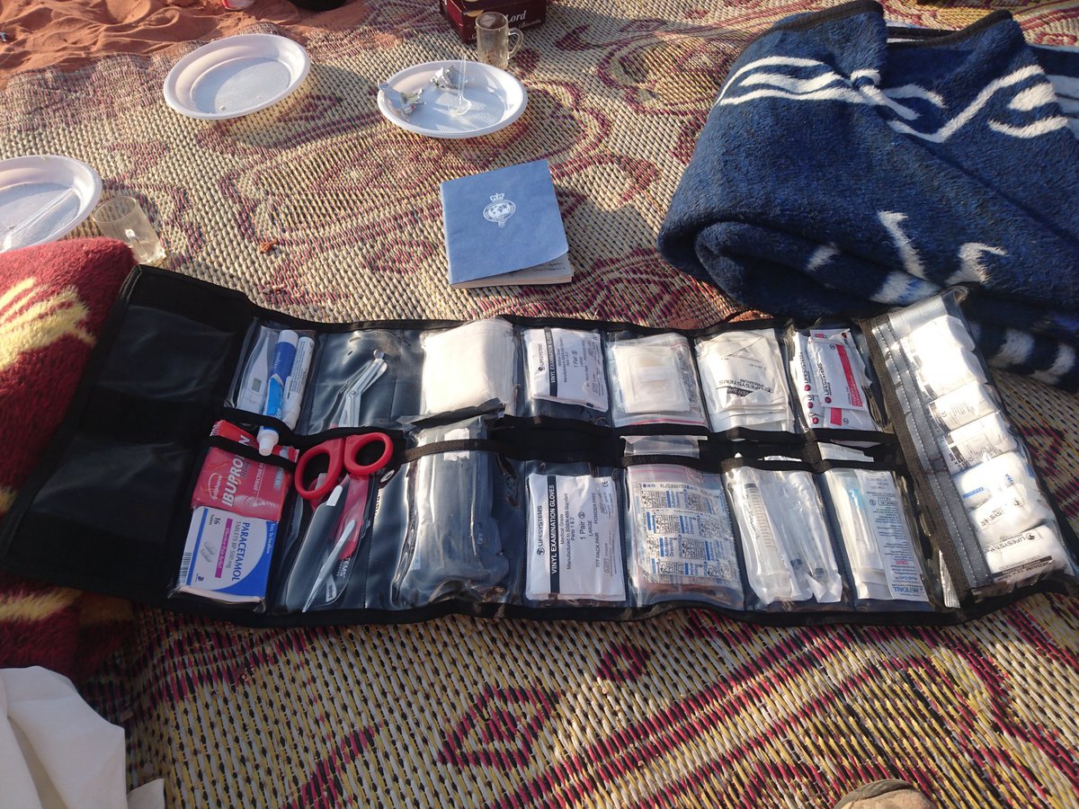 woodymsi's tweet image. #suahour @SUAHour our fully stocked #medpack myself and @sebcoulthard are both qualified as remote areas medics and #firstaidinstructors, to work in #wadiRumm #Jordan #desert we had the most upto equipment as we had no support vehicle as we decided not to.