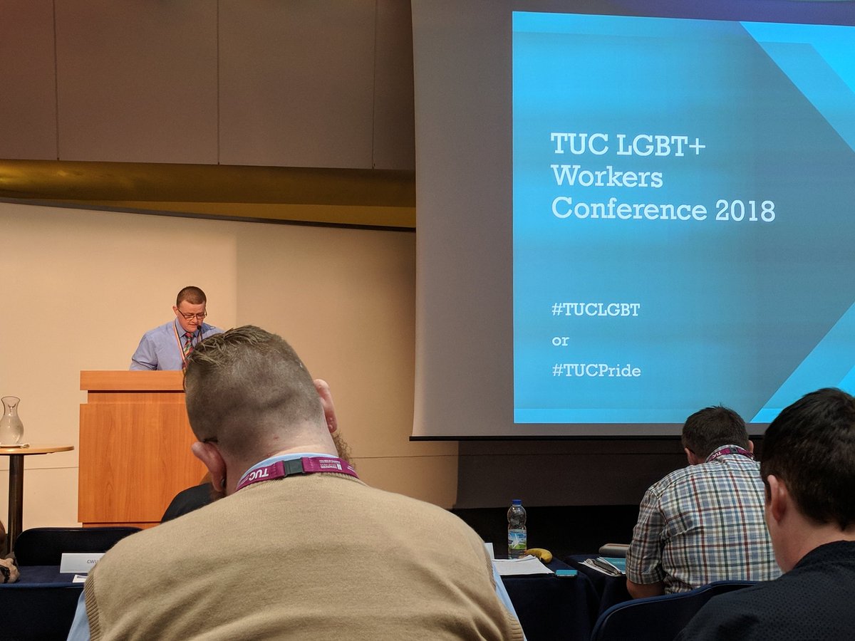 Harry Roberts moves #TUCLGBT motion 1 - @ProspectUnion Supporting workplace activities to promote LGBT+ diversity