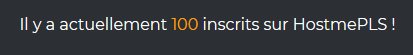 HostmePLS's tweet photo. Héhé mais qui voilà ? LES 100 INSCRITS ! 🤙
Préparez vous, une petite update arrive bientôt chez Hostmepls ! 😉 https://t.co/Zkfr2JOa0M