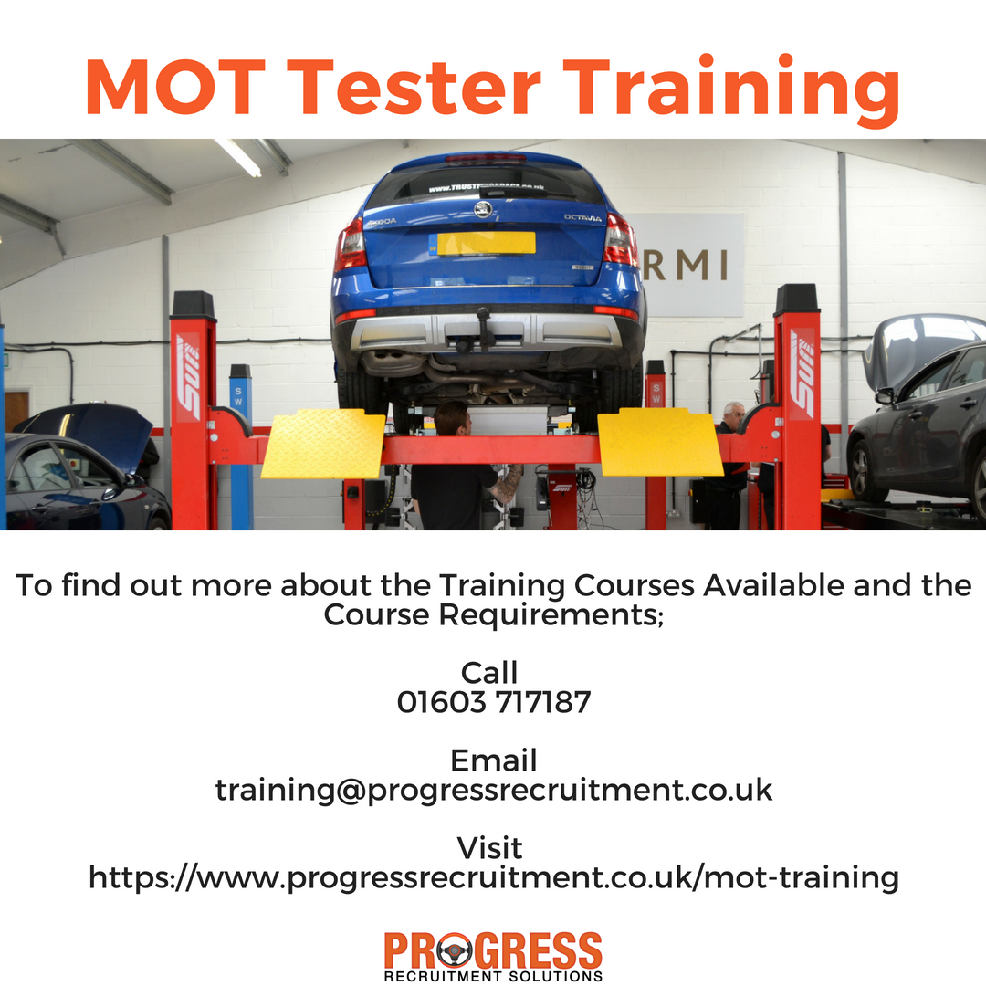 Progress_NR's tweet photo. Exciting News at Progress Recruitment! 
We have Launched MOT Tester Training! 
Looking to Get your #MOTLicence ? get in touch now! 
#training #automotive #mottesting #drivingprogress https://t.co/MnAWt6q4Fe