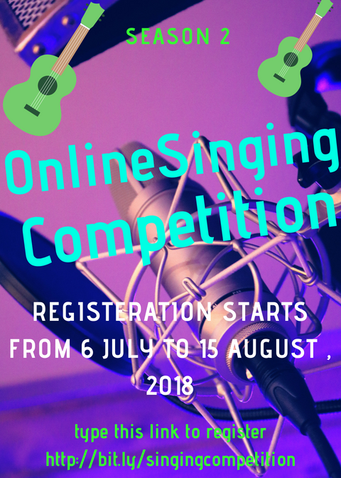 #Online Singing Competition
Registration Starting Date: July 6th, 2018 and Last Date: 15th August 2018

For More Information Contact us at (+91) 9646229798 or teamsatrang@gmail.com

<a href="/myindianidol/">MyIndianIdol</a>