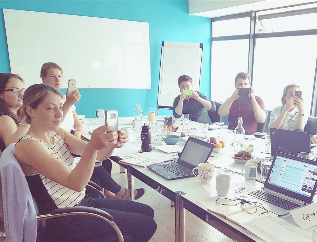 Georgia_B_Brown's tweet photo. Learning about mobile film making today @AquaTT_Ireland with @TheVidacademy #makingsciencecount https://t.co/BtkPcftyTY