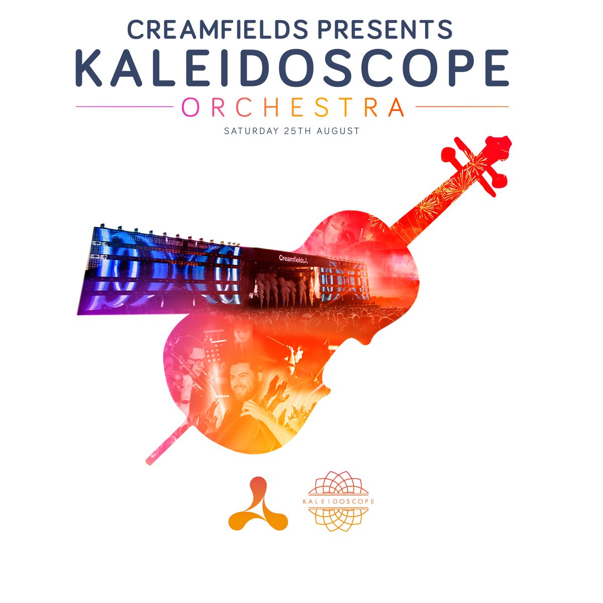 Creamfields's tweet photo. Creamfields presents a very special debut performance from the 40 piece Kaleidoscope Orchestra, delivering an unmissable set featuring some of the biggest dance tracks like you’ve never heard them before including a special homage to honour one of dance music’s biggest talents https://t.co/qVazHHtSJi
