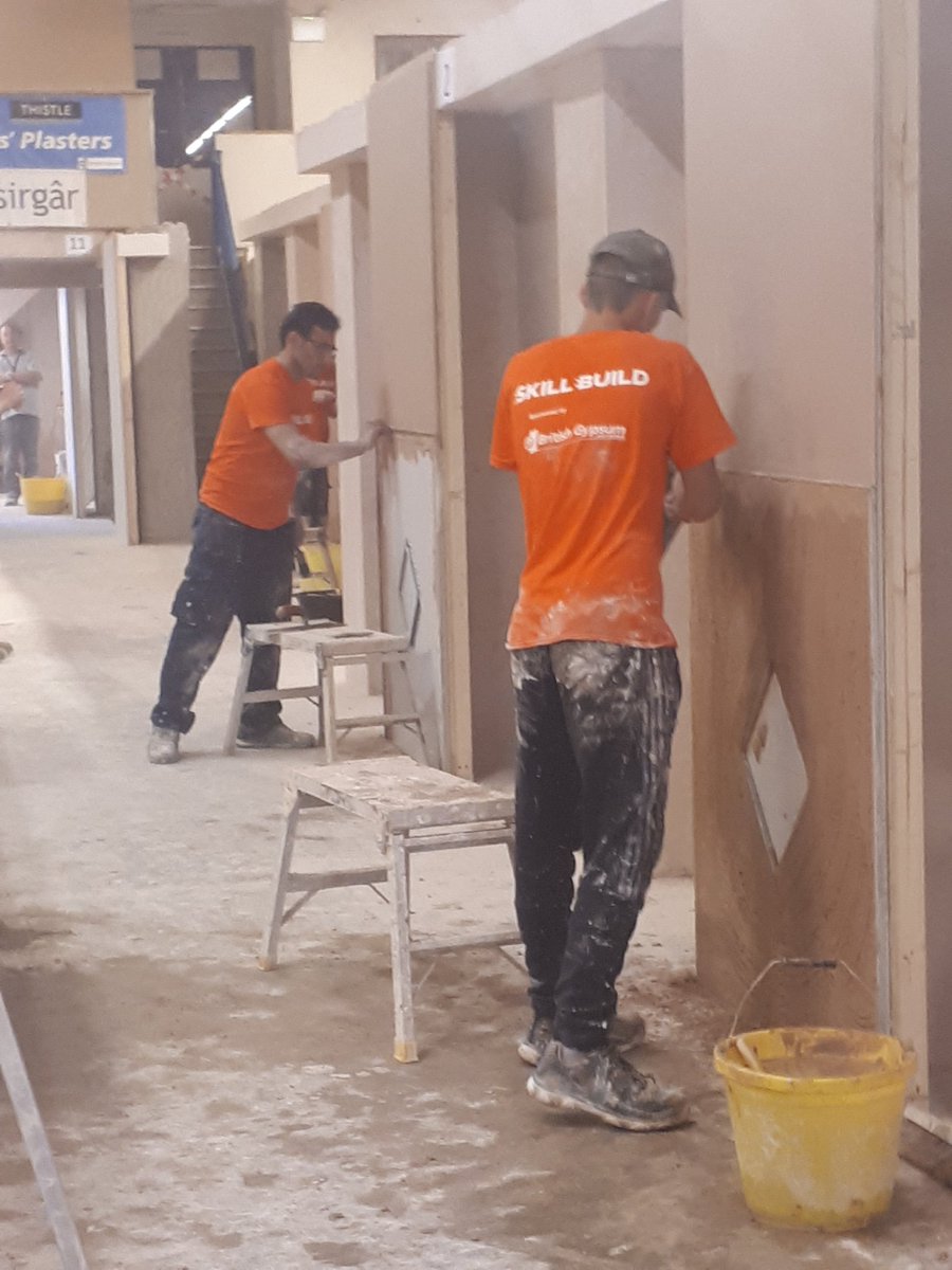 CITB_Wales's tweet photo. Getting busy in the Dry Lining competition #SkillBuild2018 https://t.co/YRHWbljhWp