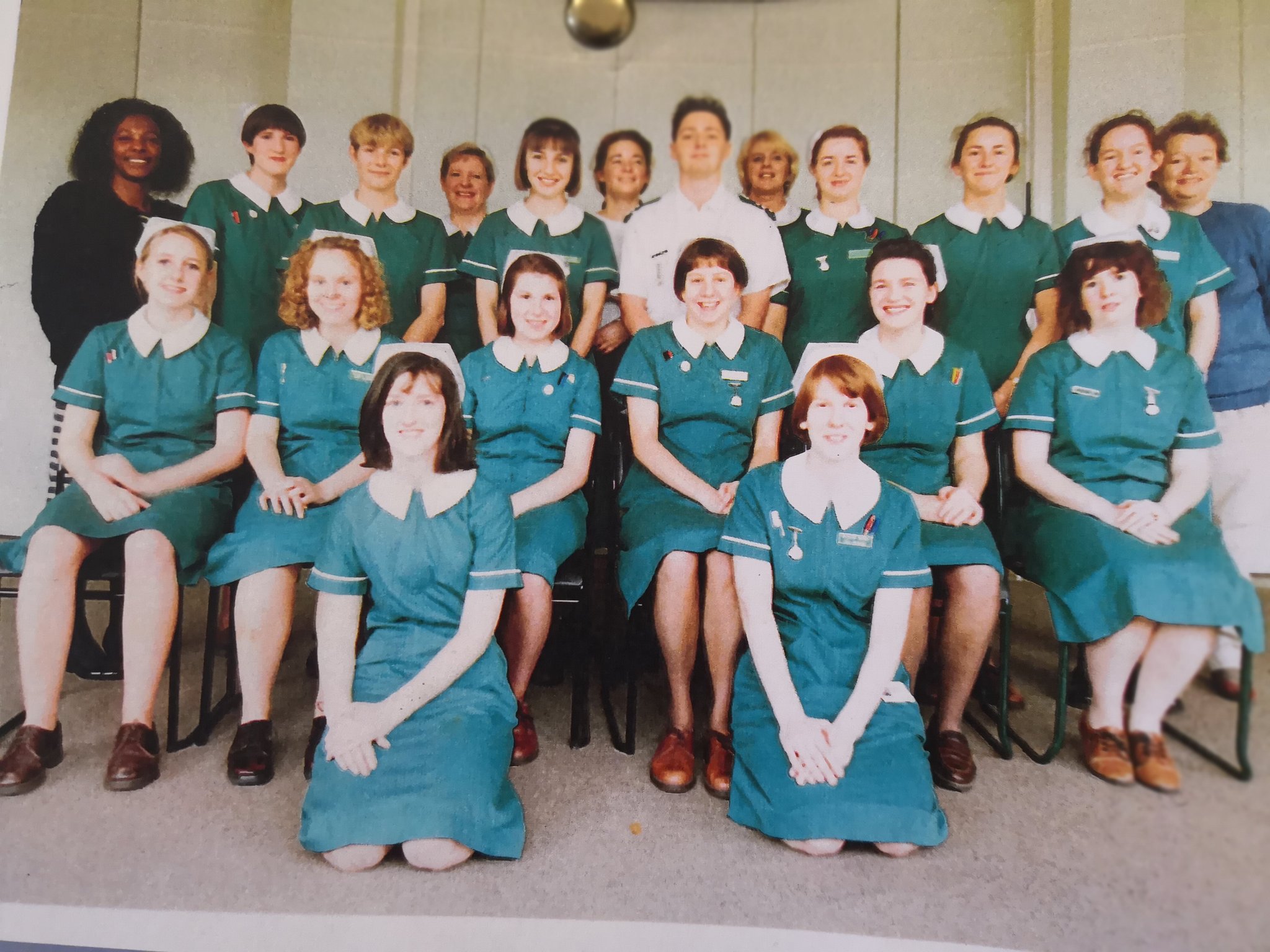 We were living the dream in 1990 with these uniforms! Happy 70th birthday, NHS, you wonderful thing! 