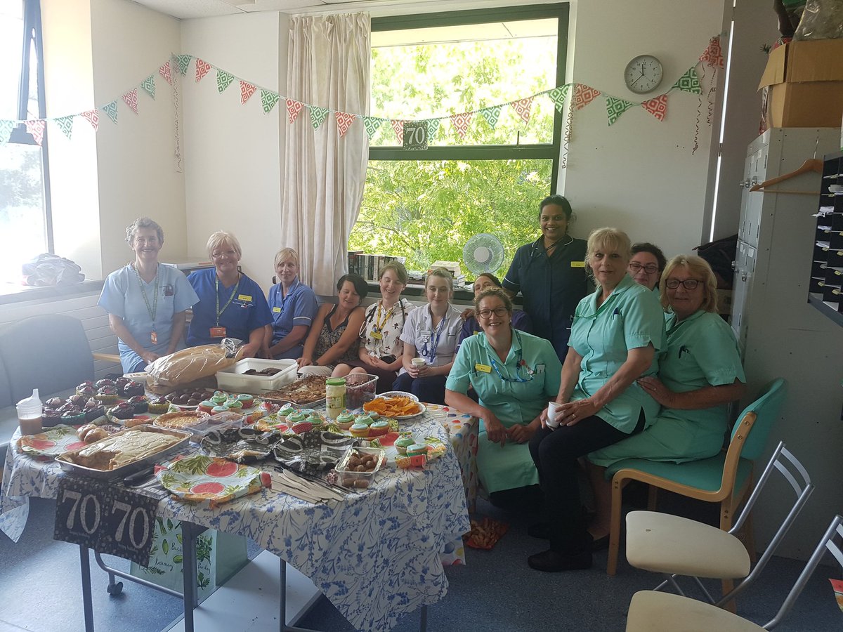 Mills2Mills's tweet photo. Staff and patients have been enjoying a tea party on Tressell ward to celebrate #NHS70 #ESHT70 https://t.co/otcEpLDvgr
