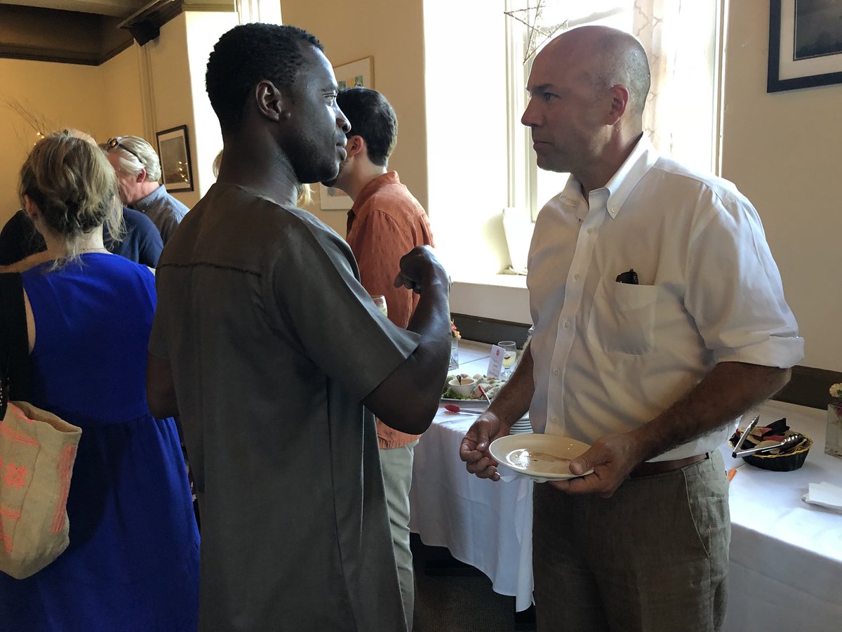 AndyFillmoreHFX's tweet photo. Last night I attended the opening of the Veteren Trainers to Eradicate the Use of Child Soldiers Program. I am always amazed by the amazing work @ChildSoldiers does, and every year the #VTECS participants blow me away with their dedication to this important cause #VTECS2018 https://t.co/7nYVYaMS2Z