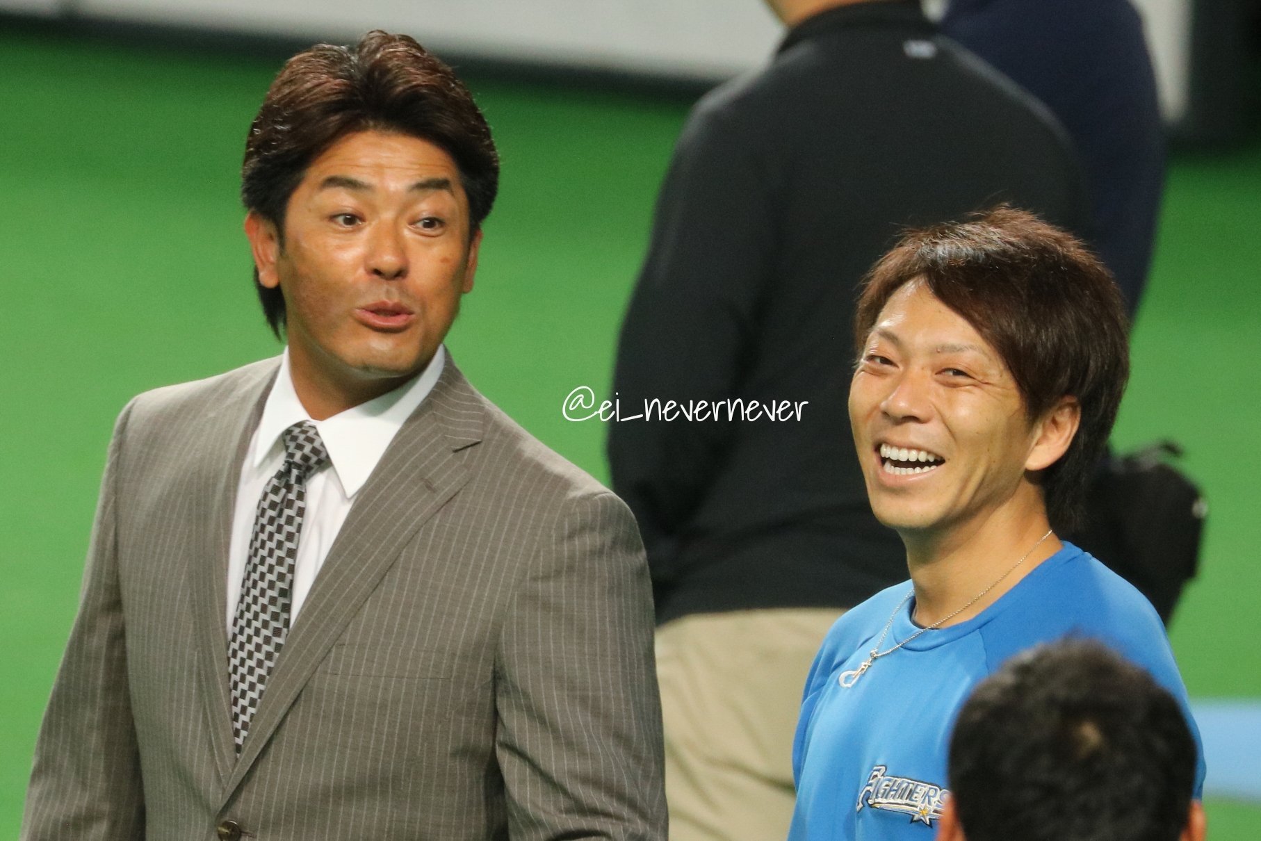 稲葉篤紀選手クリアファイル中田翔選手下敷き