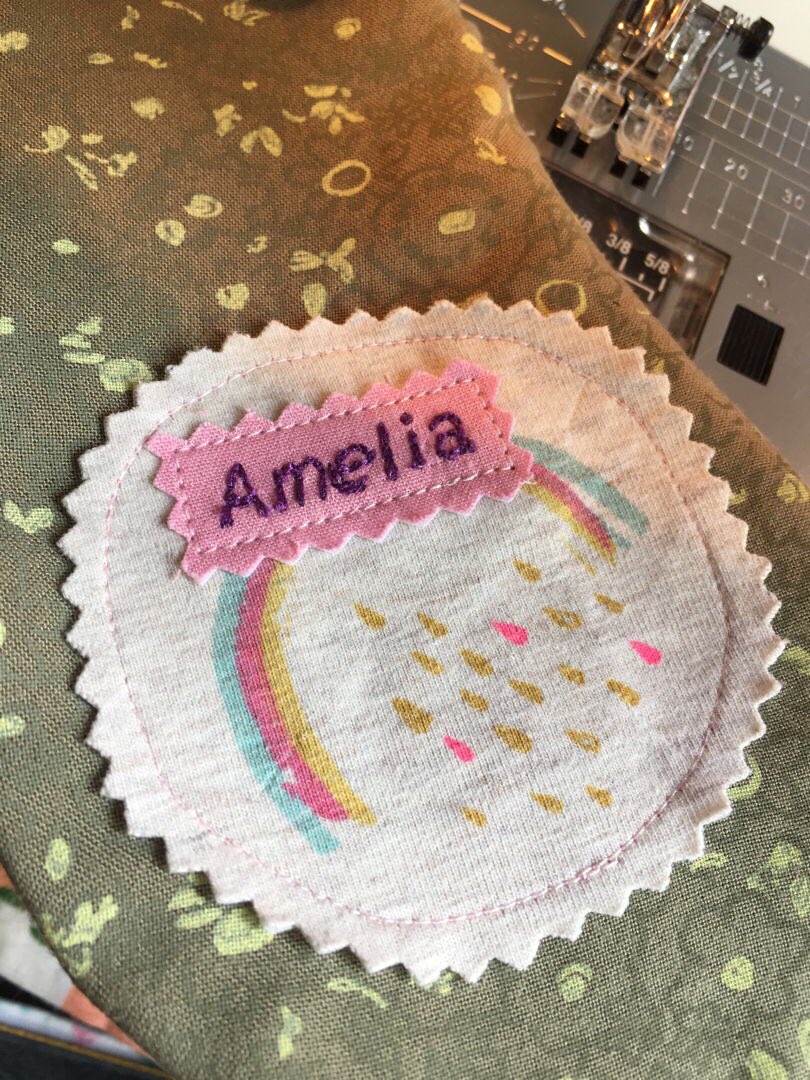 ArchieThePatti's tweet photo. Today i am working in a gorgeous Memory Puppy &amp; i have lots of little details to add....im loving this little raindrops  &amp; rainbow patch #Memorypuppy #memorybearkeepsake #keepsake #memorybear #crafthillartisans https://t.co/anetAlHRbz